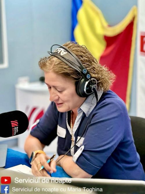 Maria Țoghină, realizatoare Serviciul de noapte.