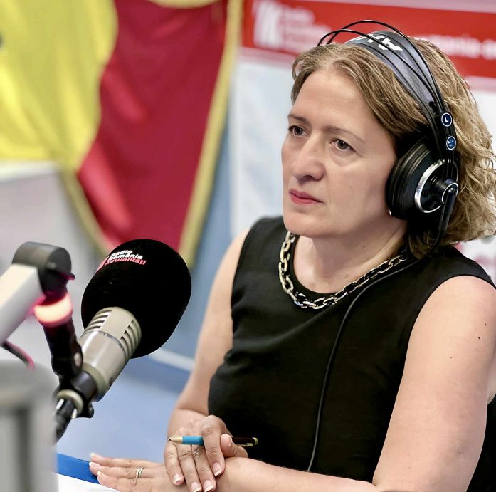 Maria Țoghină, realizatoare Serviciul de noapte.