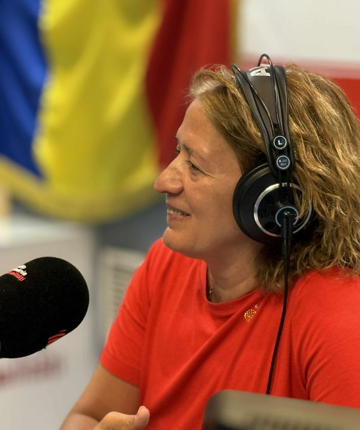 Maria Țoghină, realizatoare Serviciul de noapte.