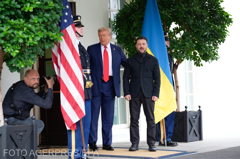 Donald Trump și Volodimir Zelensky.