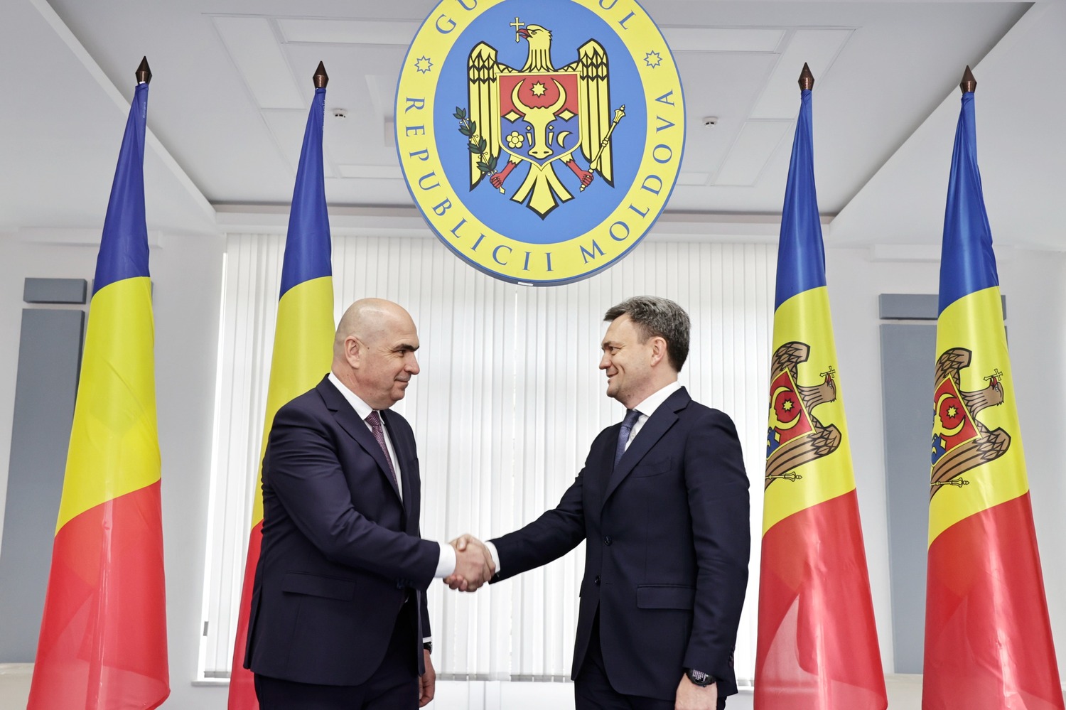 Ilie Bolojan și Dorin Recean.