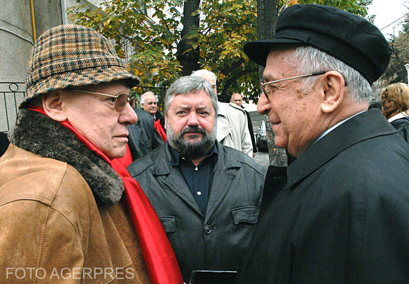 Razvan Teodorescu, senator PSD, si Ion Iliescu, presedinte de onoare al PSD, noiembrie 2008.