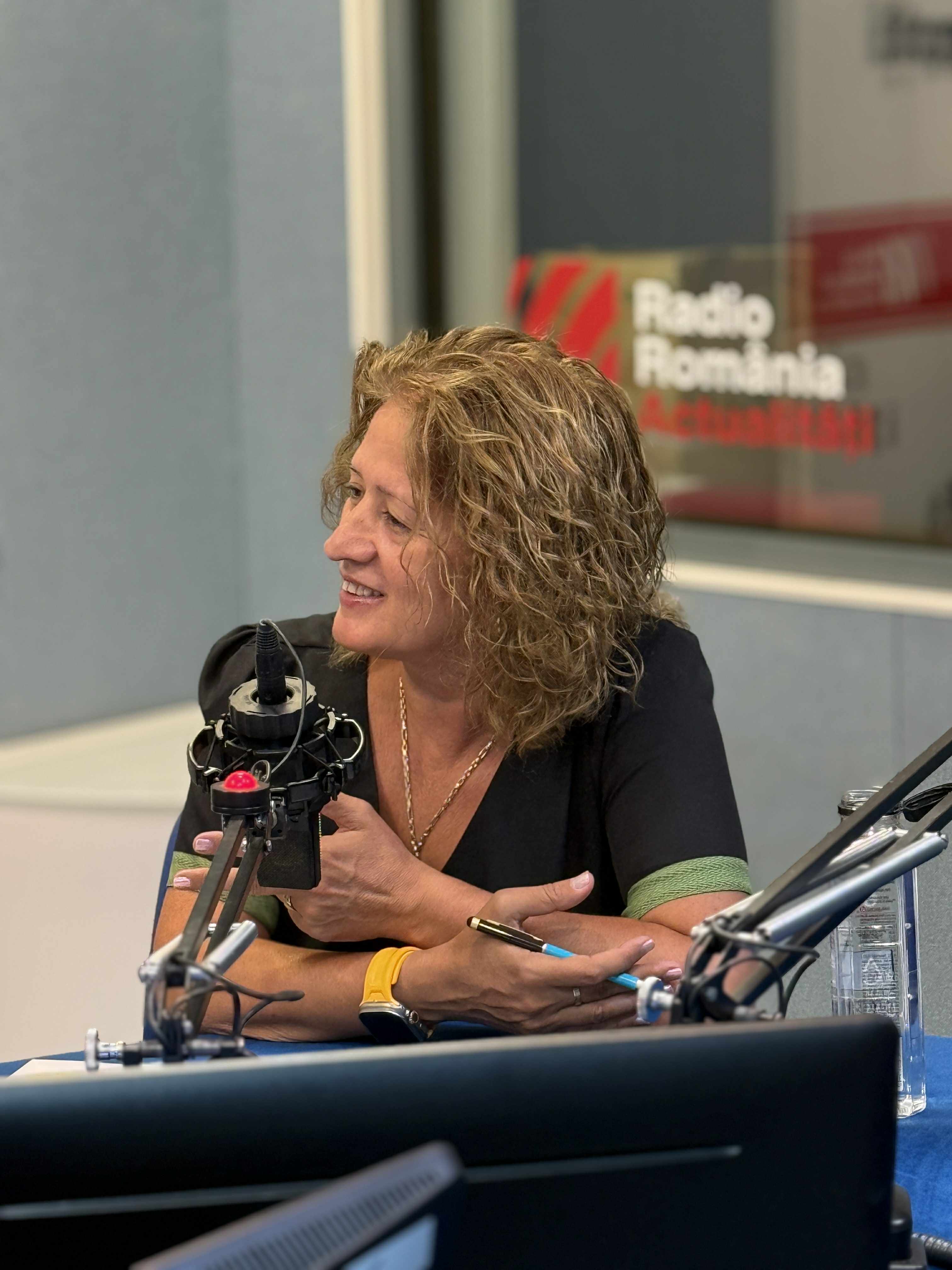 Maria Țoghină, realizatoare Serviciul de noapte.
