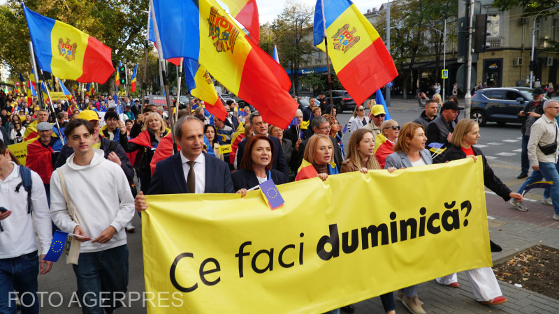 Marș electoral la Chișinău, 26 septembrie 2025.