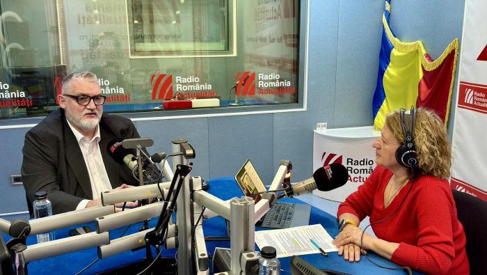 Adrian-Victor Vevera, directorul ICI București, la emisiunea Serviciul de noapte cu Maria Țoghină.