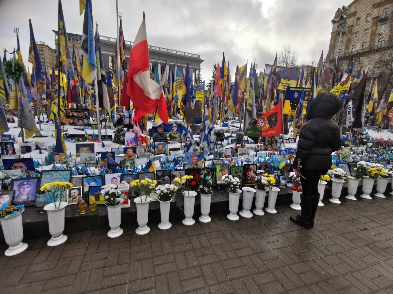 Manifestări comemorative la patru ani de la invadarea Ucrainei de către Rusia, Kiev, Ucraina, 24 februarie 2026.