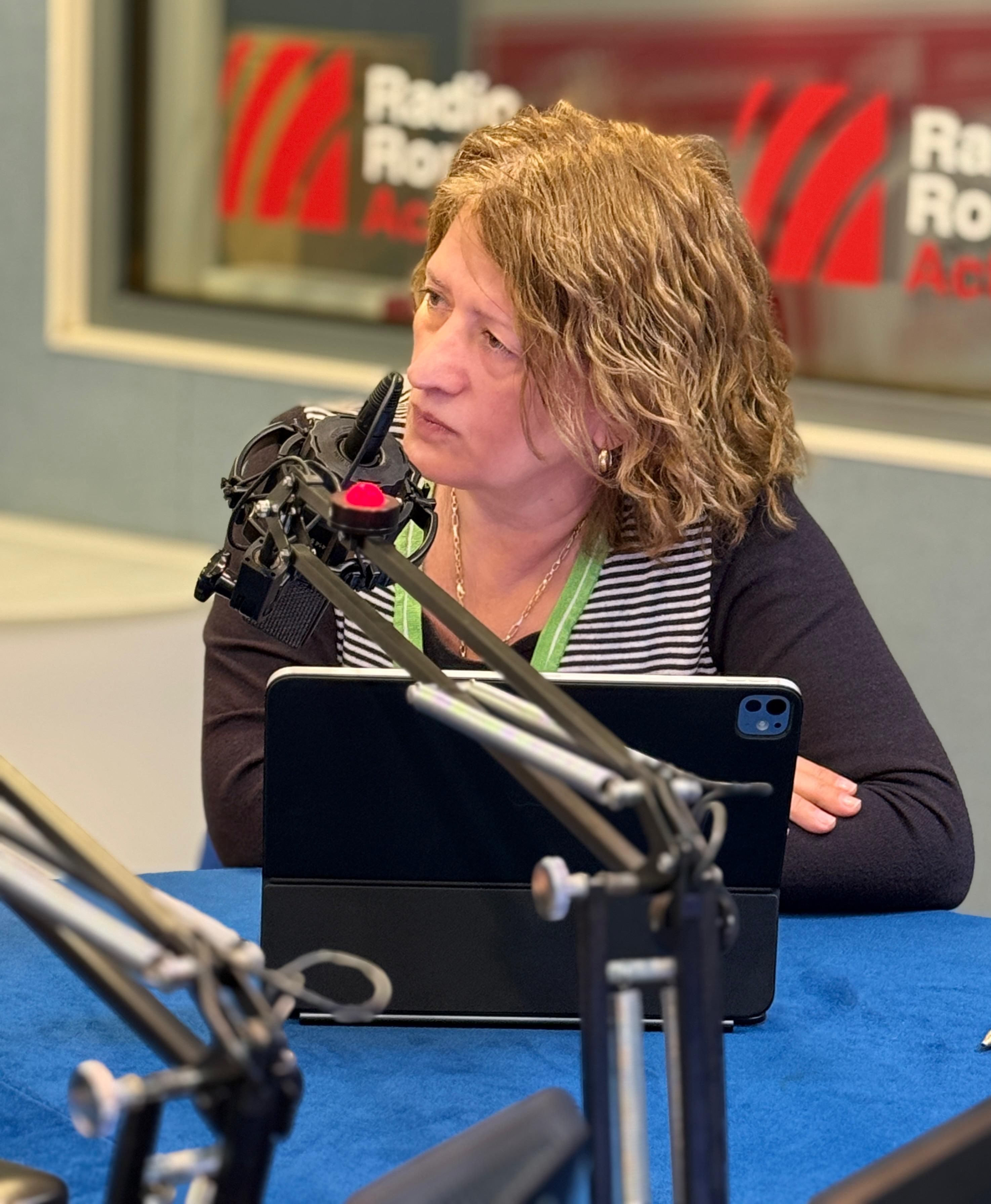 Maria Țoghină, realizatoare Serviciul de noapte.