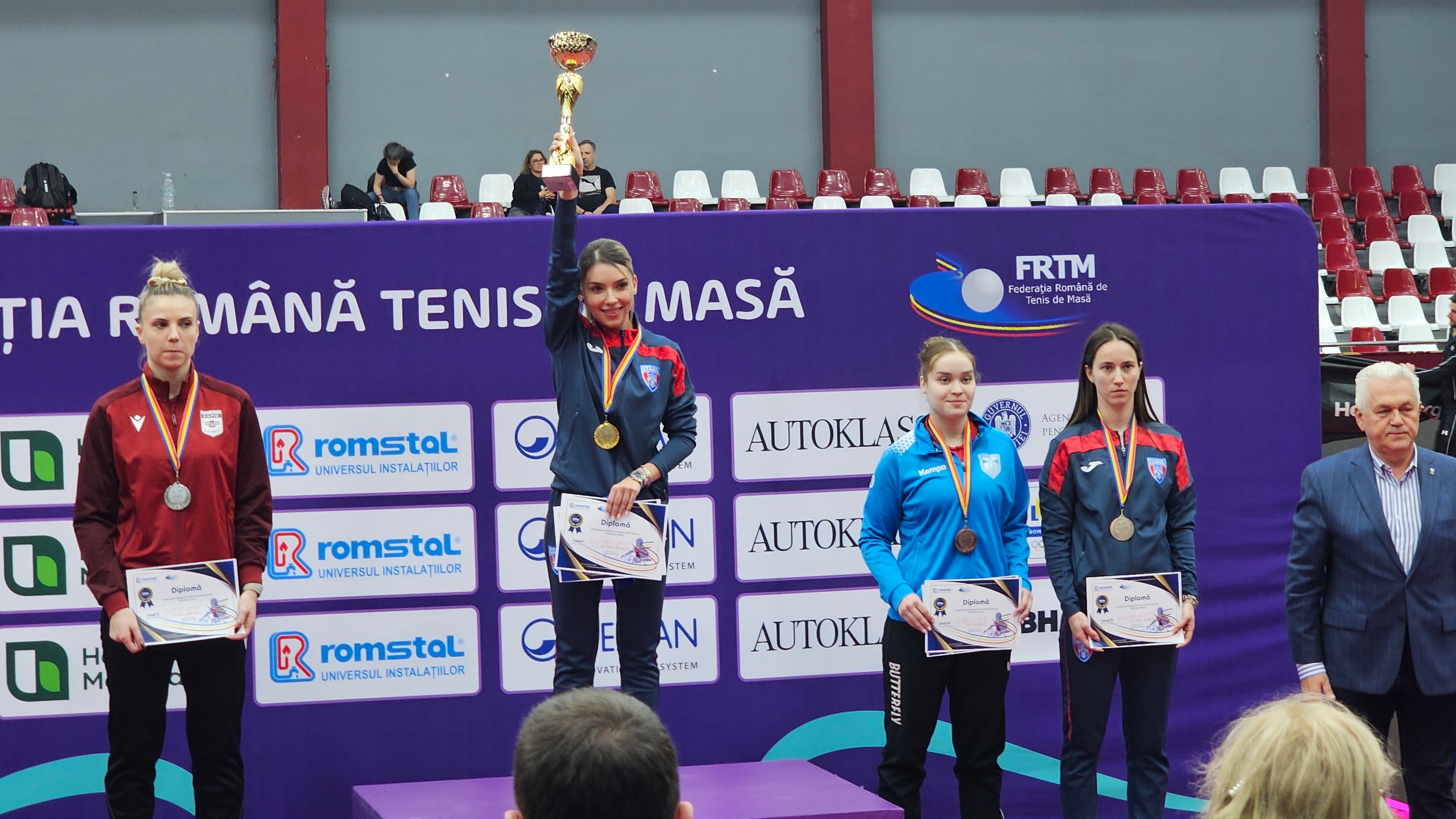 Bernadette Szocs a câștigat titlul național la simplu, pentru a 8-a oară la rând