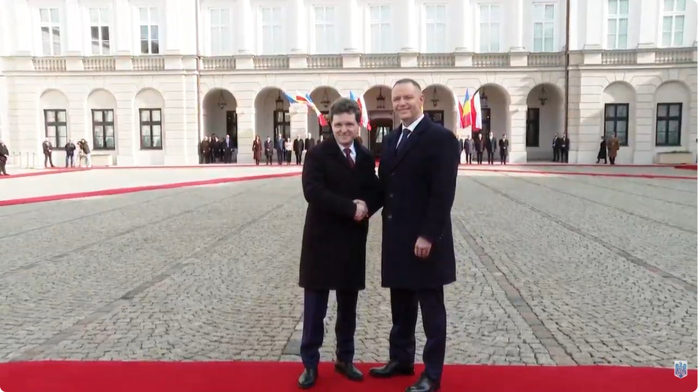 Președinții României și Poloniei.