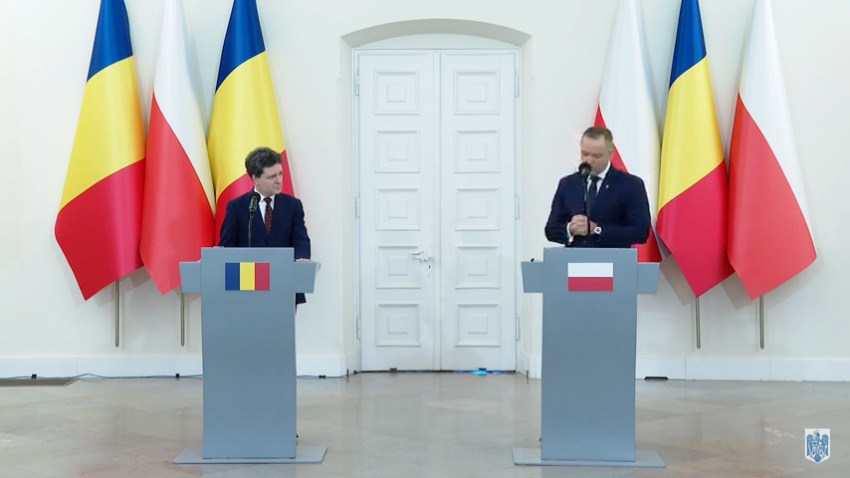 Președinții României și Poloniei.